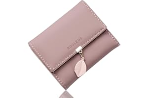 Roulens Monedero para Mujer con RFID, Pequeño y en Formato Corto, Cartera para Mujer, Piel sintética, Monedero pequeño, Cartera para Mujer, el Color es Muy Bonito