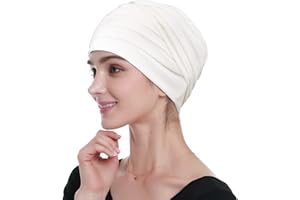 Alnorm Coiffes de Chimio en Viscose de Bambou Couvre-Chef pour la Perte de Cheveux des Femmes en Chimio