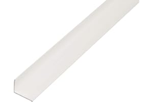 Gah-alberts 479268 - Perfil angular - plástico, blanco, 1000 x 30 x 20 mm