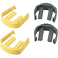 Emiif 4 Pieces Pressure Washer C Clips Set for Karcher for K2 K3 Models for Trigger Hose Quick Connect Lock Replacement Parts