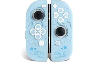 Kuitmor Protective Cover Case for Switch Joy Con Controllers,Silicon Switch Joy Con Controller Skin,Anti-Slip Protective Case for Switch/OLED Joy Con Controller (Blue)
