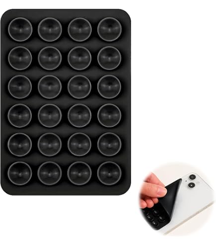 Support à ventouse en silicone pour téléphone White | Leroy Merlin