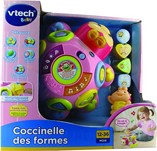 61QXWnjawjL VTech - 111255 - Coccinelle de Formes - Rose