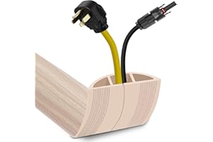 JAHOMFAI Passe Cable Sol Cache Cable Sol Auto-Adhésif 3M Cache Cable Sol Facile à Couper pour la Maison, Le Bureau, l'École, Les Concerts