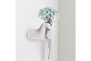 XYQXYQ Einzigartige Wandkunst Hand Skulptur mit Reagenzglasvasen – Künstlerische Wanddeko & Skulptur Deko für Moderne Wanddekoration, perfekt für Wohnzimmer, Schlafzimmer oder Büro