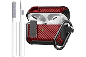 Etui Airpods Pro 2, pokrywa zamykająca z zestawem do czyszczenia, etui ochronne OTOPO z rysikiem do czyszczenia, kompatybilne z Airpod Pro, odporne na uderzenia, wytrzymałe etui do Air Pods Pro