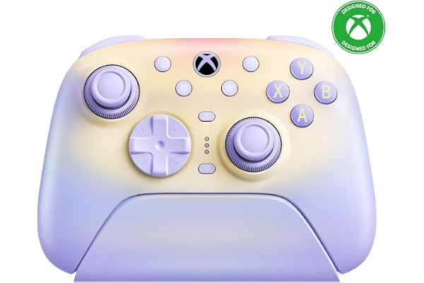 8BitDo Ultimate 3 Wireless Controller for Xbox Series X|S, Xbox One, PC, Android, Apple - 2. for Xbox & PC, Force Ring TMR Joysticks, Hall Triggers with 2 Stops -Officially Licensed (Lavender Dusk)