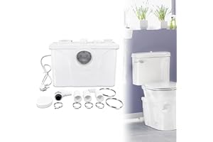 Froadp Pompe per Fognature Sanitarie da 700W Sistema di Sollevamento per uso Domestico Pompa per Fognature, Lavabo da Cucina, per WC e Lavabo, con Filtro a Carbone e Pannello di Servizio Rimovibile