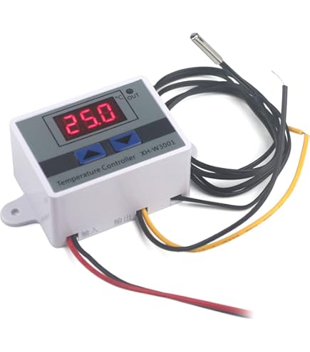 Perry 1TCTB088 Thermostaat voor broeikas met sensor, wit Perry 1TCTB088 Thermostaat voor broeikas met sensor, wit