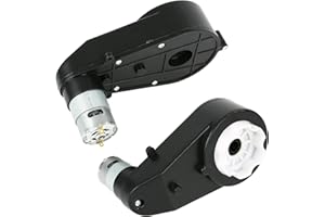 Kyaoayo (12V 40000RPM RS550 × 2) Elektromotor, Elektromotor für Kinderauto, Elektrisches Moto Getriebe Antriebs Motor, für Kindermacht RäDer.