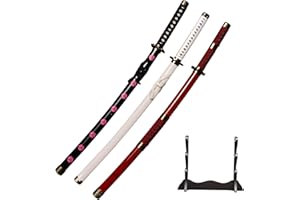 ACTASITEMS Japońskie miecze Zoro Anime Cosplay drewniany miecz, Katana Kitetsu/shisui/Wado ichimonji