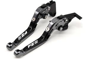 YANG HUA Leve per freno e frizione in alluminio, lavorate a macchina a controllo numerico, allungabili e pieghevoli per YAMHA FZ8 2011-2015