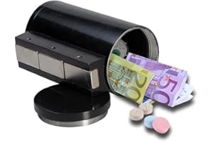 PatchouliWorld Versteck, Safe, Tresor - Starker Magnet, L 140mm Ø 75mm für Auto, LKW, Camper