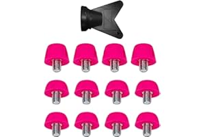 harayaa 12x pointes de remplacement crampons de Rugby crampons de bottes de football chaussures de piste accessoires pour l'entraînement