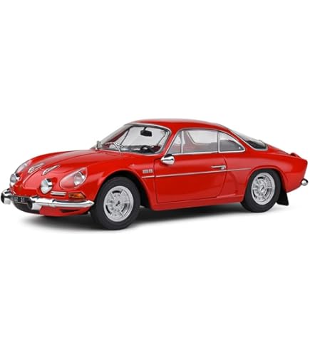 1/18: Norev Nv185307 Alpine A110 1600s 1972 Bleu Avec Logo Lateral Maquette 1 18e