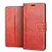 Produktbild Schutzhülle ONEPLUS 5, riffue® 1 + 5 Schutzhülle PU-Leder Filp Brieftaschenstil, [Ultra Fit], Vintage Retro Magnetverschluss mit Spalten von Karten Standfunktion Case Cover für OnePlus 5, rot, Oneplus 5