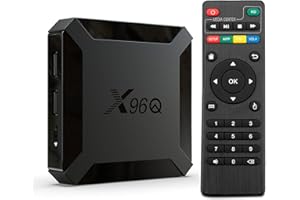 ODIKALA Android 10.0 TV Box, X96 Mini 2021 versión actualizada X96Q 2GB RAM 16GB ROM Smart TV Box Allwinner H313 Quad Core Support 4K 3D Set Top Box X96 Mini WiFi Home Media Player