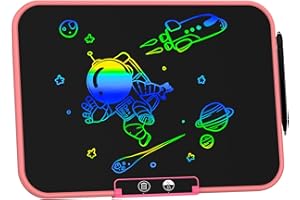 Topfree 13 Inch LCD Writing Tablet for Kids, Reusable Doodle Board with Magnetic Stylus Pen, Electronic Erasable Rechargeable Doodle & Drawing Pads for Kids & Adults, Educational Birthday Gift