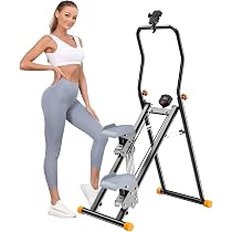 Stepper Per Casa Con Fasce Di Resistenza – Mini Scala Portatile, Display LED, Portata 150 Kg