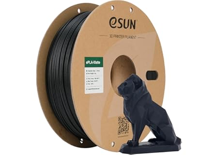 eSUN Uppgraderad Matt PLA Filament 1.75mm, Matt PLA 3D-skrivarfilament, Glansfri Färg, Frostad Textu - Amazon Deal & Rabatt