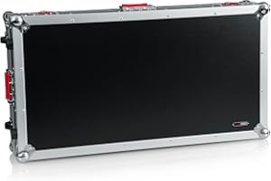Gator Cases G-Tour Series Gitarren-Pedalboard mit ATA Road Case, Rädern und Ziehgriff; Extra Large: 34" x 17" (G-Tour PEDALBOARD-XLGW)