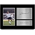 HWC Trading A4 Jimmy Greaves Tottenham Hotspurs Spurs Gifts Printed Signed Autograph Picture for Football Fans and Supporters