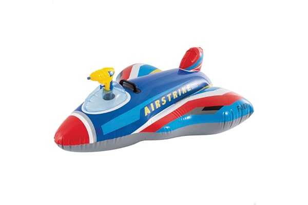Intex - 57531NK - Bouée Avion A Chevaucher + Pistolet