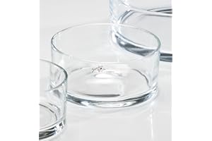 Sandra Rich Glasschale Automatic klar rund 7,5 cm Ø 16 cm