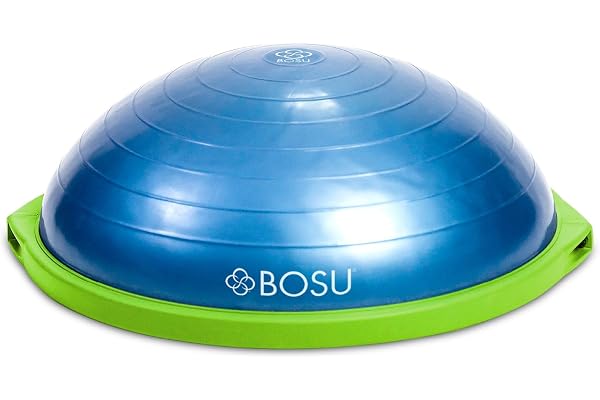 Bosu Équipement de Gym à Domicile - Ballon d’équilibre Original, diamètre 66 cm