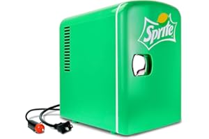 Koolatron Coca Cola Mini Frigo 4L frigorifero piccolo 6 Lattine di Cura (Verde)