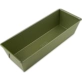 Zenker Green Vision Rectangular Cake Pan, Steel with ILAG Non-Stick Coating with Natural Carnauba Wax, Sustainable and Sustai