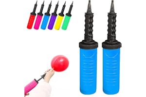 2-pack ballongpump, manuell uppblåsare, ballonghandpump, lämplig för ballongbåge-kit, ballongirlang, konfettiballong och foli