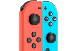 YWLVVC Switch Controller, Support Dual Vibration, 6-Axis Gyro/Wake-up/Screenshot, Replacement L/R Controllers for Switch/Lite/OLED Console