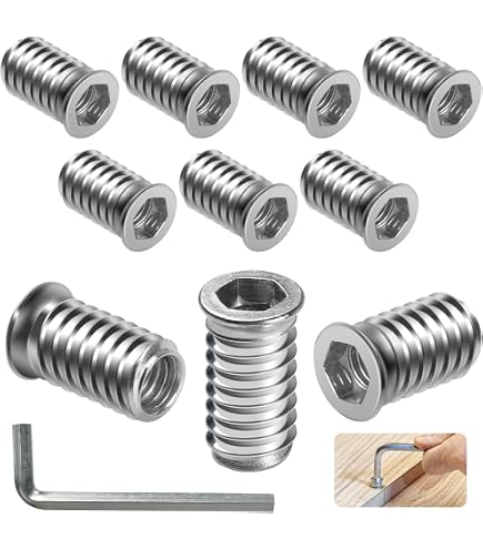 Viti A Testa Piatta In Acciaio Inox 18-8, 8-32 X 3/8 Pollice, Brugola &ndash; Confezione 100 Pezzi
