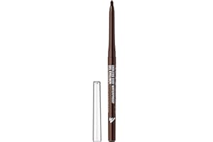 ‎MANHATTAN Manhattan Endless Stay Waterproof Gel Eyeliner – Brauner r mit herausdrehbarer Mine ohne Anspitzen – Farbe Rich Brown 001 – 1 x 2,6g