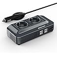 Inverter Auto BESTEK 500W - Convertitore 12V A 220V Con 2 USB E Clip Per Batteria - Foto 8