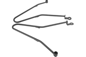 AKOZON Aukson Left & Right Motorcycle Saddlebags Bar Mount Brackets Support for Motorcycle Fit for Bonneville T100/Thruxton 900(Black)