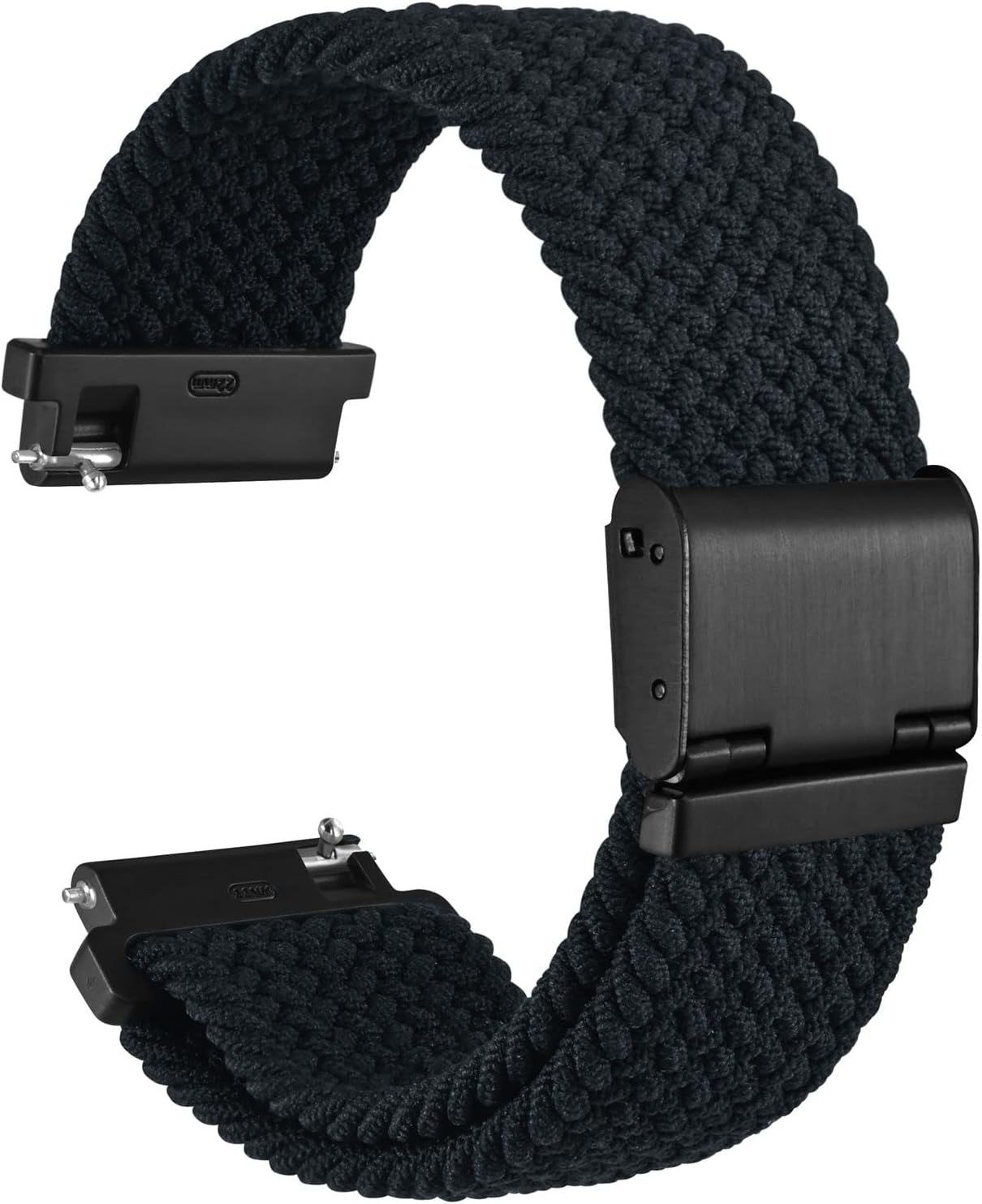 WOCCI Tejido Correas Reloj de Nailon para Hombre y Mujer, Hebilla Ajustable, Liberación Rápida, Trenzado Bandas Deportivas de Repuesto 18mm 19mm 20mm 21mm 22mm