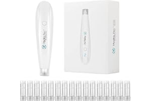 LAZZYBEAUTY Hydra Pen H2 Stylo à micro-aiguilles professionnel pour sérum hyaluronique Derma Jet Applicateur de sérum pour usage personnel à domicile avec 22 aiguilles de rechange