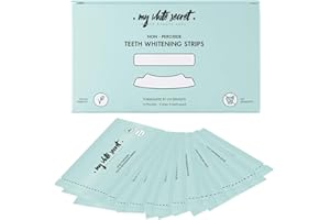 GENERIC Paski do wybielania zębów My White Secret, bez nadtlenków, na 2 tygodnie (14 par pasków), łatwe w użyciu, bezpieczny i w 100% naturalny skład