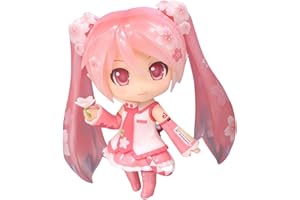 Luxetoys Miku Anime Figuren Charakterfigur mit beweglichem und austauschbarem 10cm Modellstatue zur Dekoration (Rosa Miku)