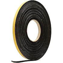 thumbnail image 2 of 1/4" X 8" X 10' Closed Cell Sponge Rubber Strip Roll – Neoprene/EPDM Blend 2 of 4
