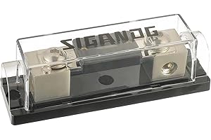 SIGANDG Portafusibles ANL en línea AWG calibre 0/2/4 con fusible de 250A Amp
