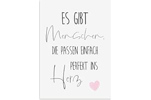‎NASTAMI Nastami Postkarte Du bist SOWAS VON GENUG Geschenk Freundin Postkarte Du bist toll (perfekt ins Herz)