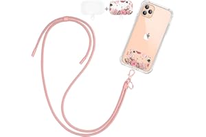 Dracool Handykette Universal Schlüsselband Umhängeband zum Umhängen Handyband zum Umhängen Halsband Kompatibel mit iPhone 14 13 12 11 Pro Max Mini Samsung S22 A13 A33 A53 alle Smartphones - Rose Gold