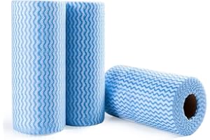 JINYUDOME J Cloth Roll - 3 Rolls, 150 Sheets (Blue)