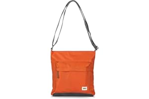 ROKA LONDON ROKA Kennington Medium Nylon Crossbody Bags for Women & Men - Multi Pockets, Chunky Zip, Adjustable Strap for Travel, Work, School