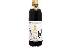 Sojasås med Bonito & Kelp lager Dashi, Autentisk japansk Yamaroku Kiku Tsuyu sås, Åldrade 2 år, 582g, gjord i Japan