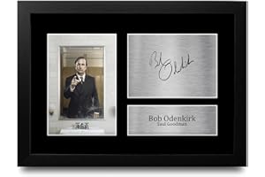 HWC Trading FR A4 Bob Odenkirk Better Call Saul Regali Stampati Autografo Firmato Immagine Per Gli Appassionati Di Programma Televisivo - A4 Framed