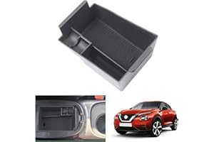GAFAT Compatibile con Nissan Juke F16 2020–2024 2025 Contenitore Portaoggetti Per Console Centrale, Juke 2023 Organizer Per Braccioli, Vano Portaoggetti [Non Per Freni Manuali]